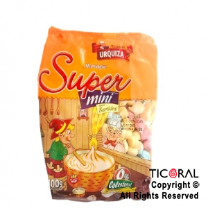 MERENGUE SUPERMINI SURTIDO 1PAQX 100GR